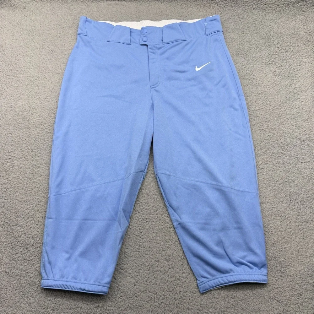 NWT Nike BQ5400-448 Mens Size XL Baby Blue Team Vapor Select High Baseball Pants